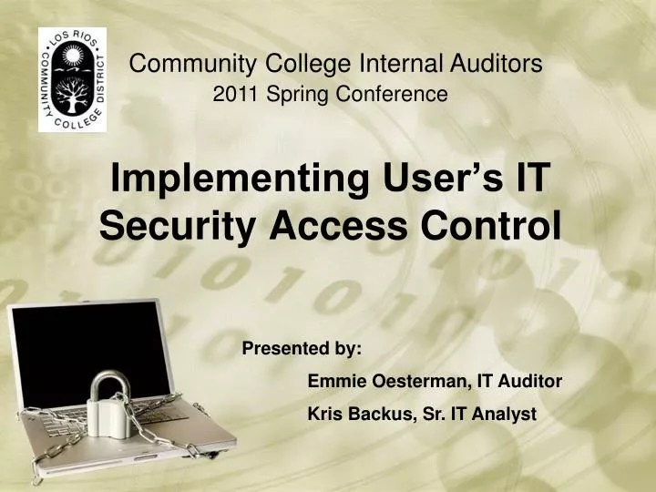 PPT Implementing User’s IT Security Access Control PowerPoint Presentation ID6947703