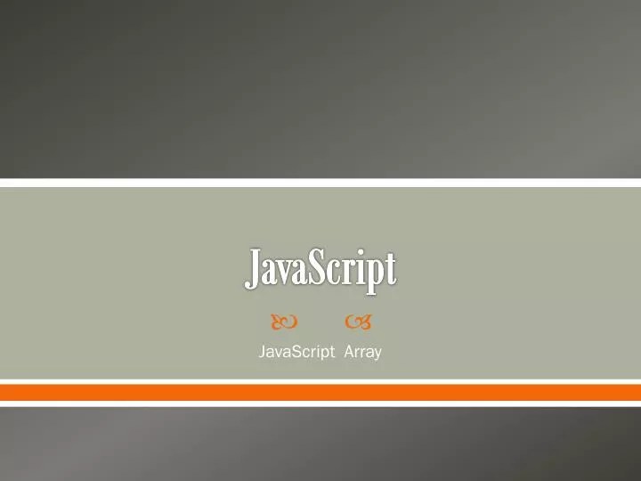 PPT JavaScript PowerPoint Presentation, free download ID7034634