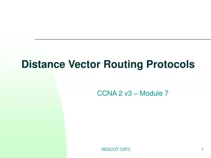 PPT Distance Vector Routing Protocols PowerPoint Presentation, free