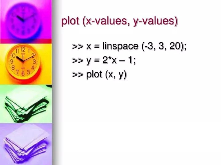 PPT plot (xvalues, yvalues) PowerPoint Presentation, free download