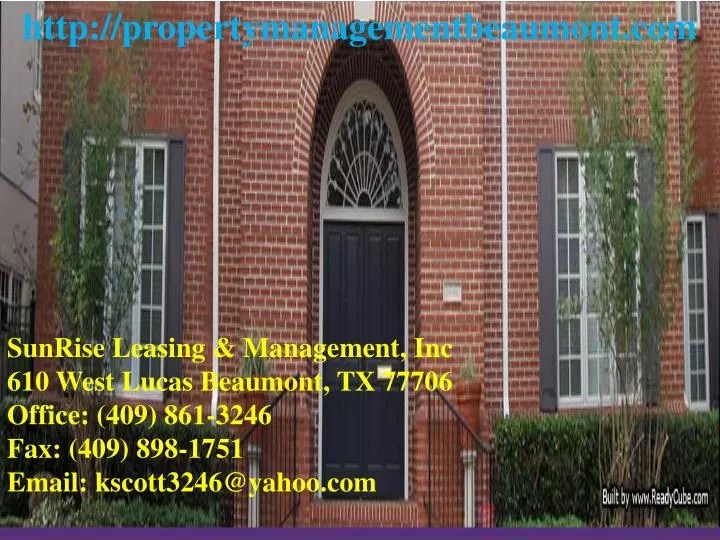 PPT Home Apartment Leasing Real Estate Leasing and Management