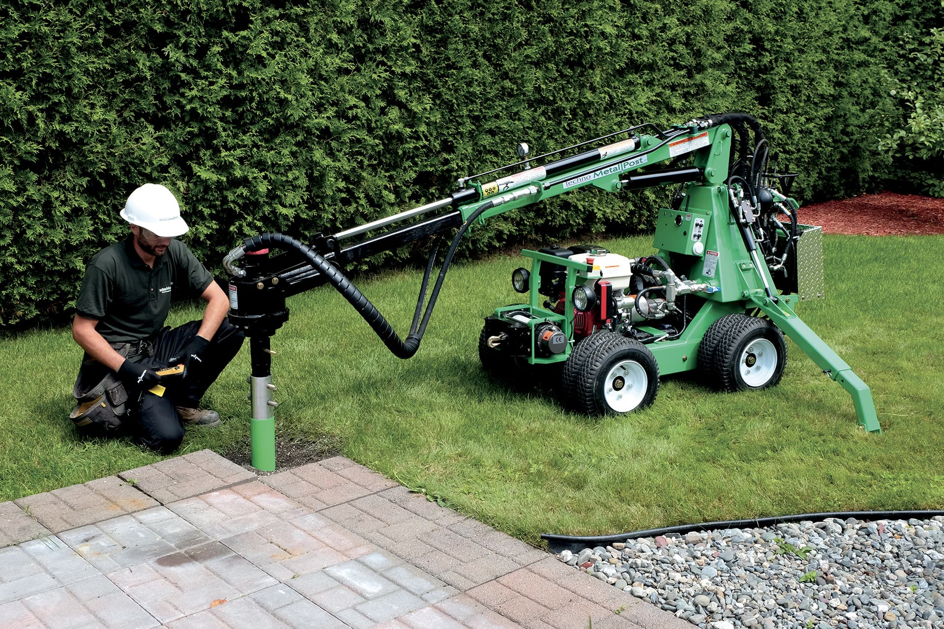 Gain Productivity Using Techno Metal Post's Helical Piers - Techno