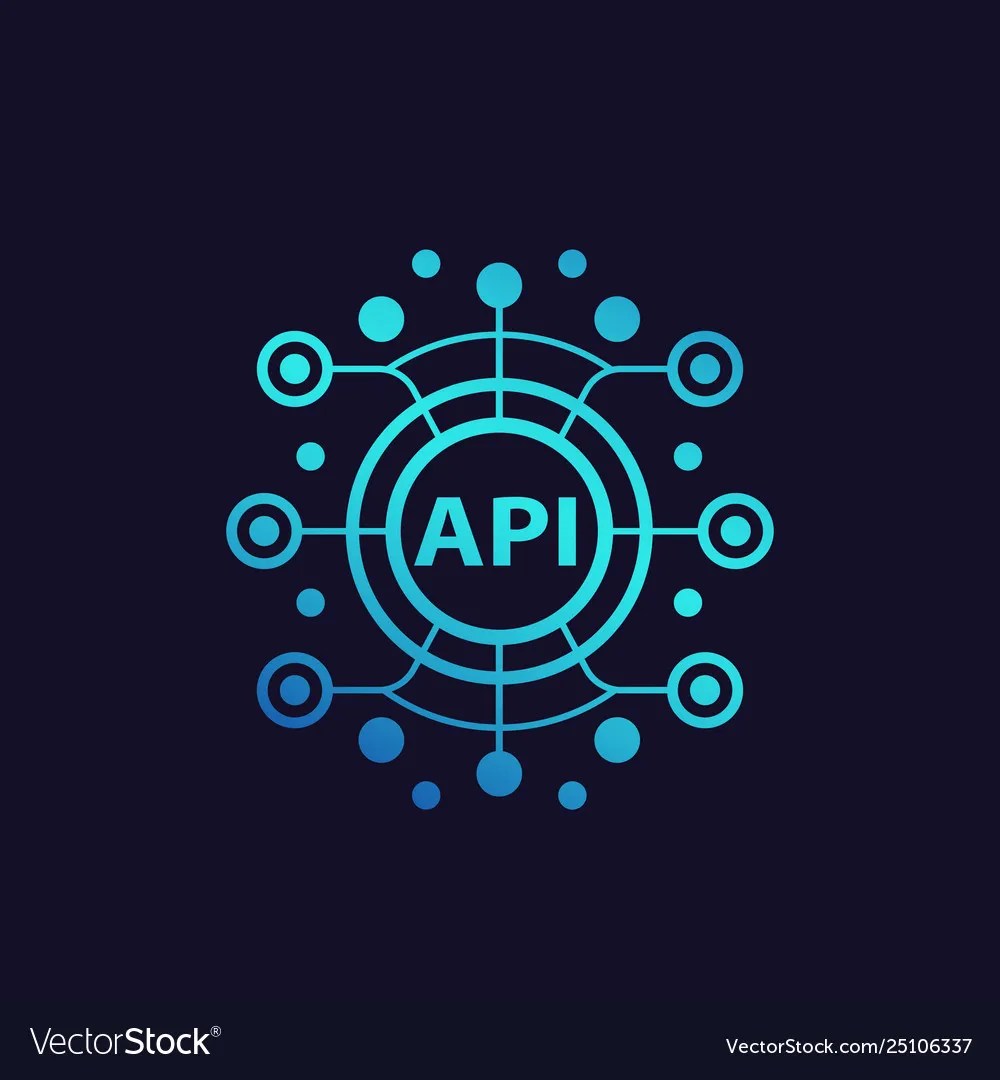 Api application programming interface Royalty Free Vector