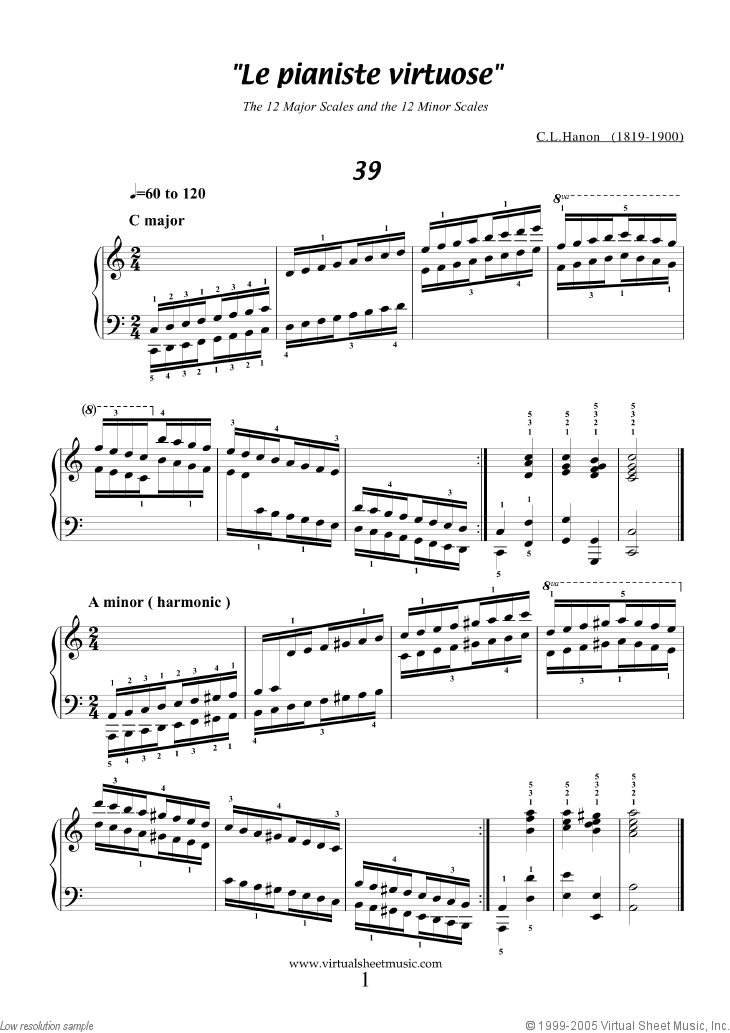 hanon scales and arpeggios