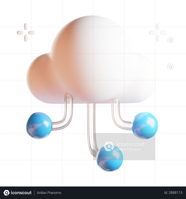 Premium Cloud Computing 3d Illustration Download In Png Obj Or Blend Format