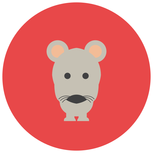 Animals, cute, ears, mouse, whiskers icon