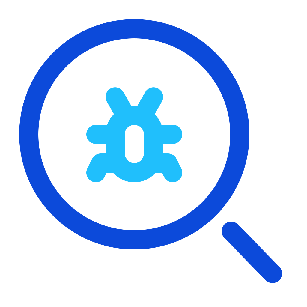 Bug, search, qa, testing icon Download on Iconfinder