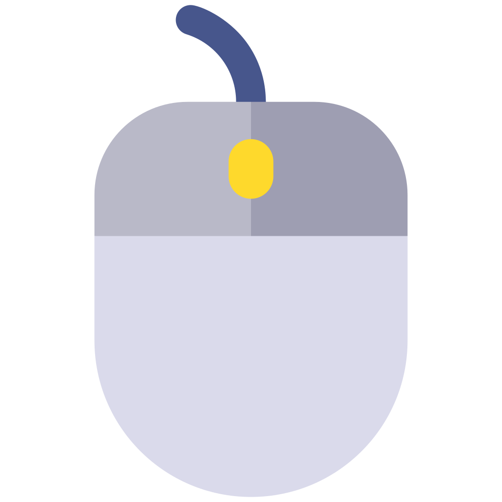 Mouse, computer, clicker, technology, electronics, hardware icon