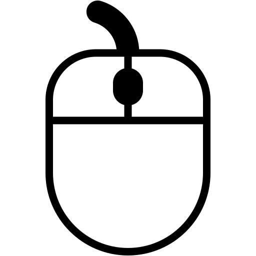 Mouse, computer, clicker, technology, electronics, hardware icon