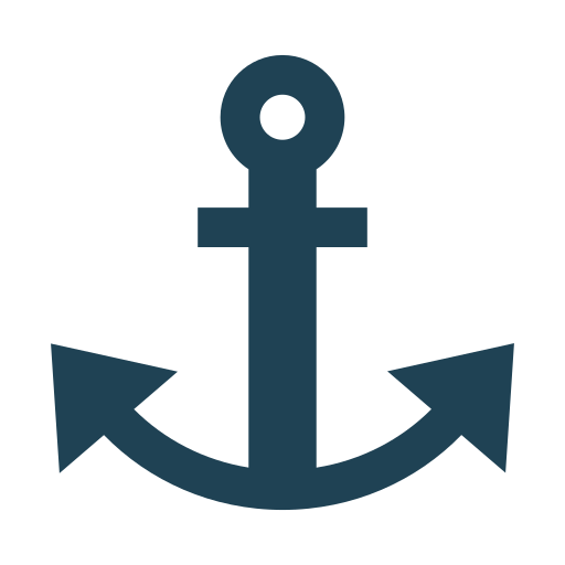 Anchor, bookmark, element, html, html anchor, mark, ship icon