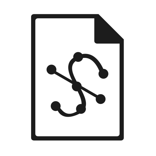 File, format, svg, vector icon
