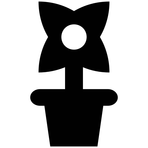 Flowering plant, nature, plant, plant pot, small plant icon