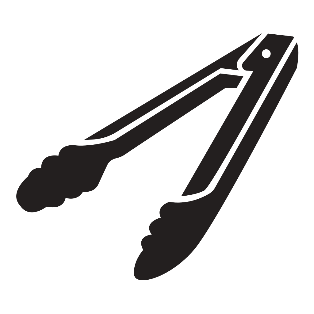 Barbecue, cooking, grilling, kitchen, tongs, utensil icon Download on Iconfinder