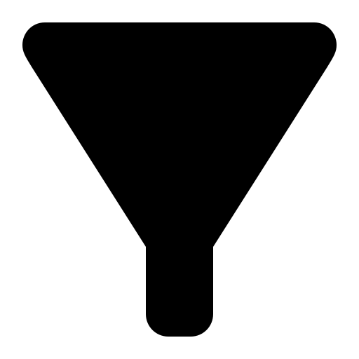 Filter, funnel, order, sort icon