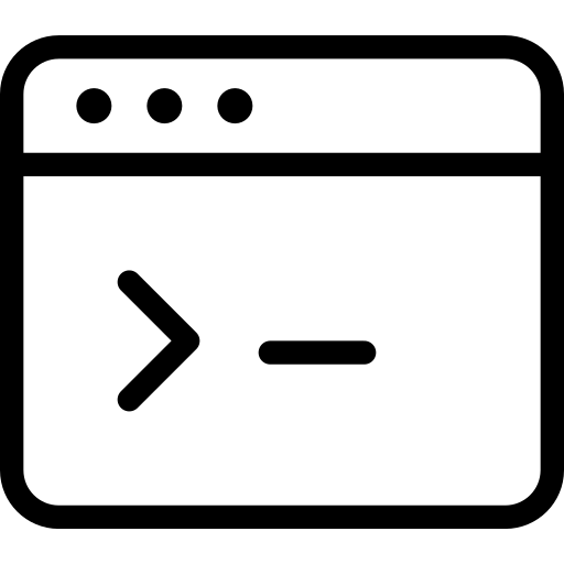 App, code, line, programming, shell, terminal, window icon Download on Iconfinder