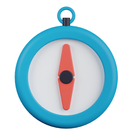 Compass, navigation, direction, location, gps 3D illustration Download on Iconfinder