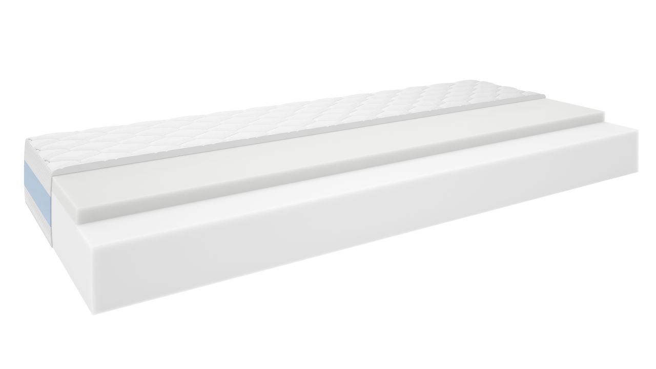 Matrace 140x200 GOLD F85 bílá/modrá JYSK