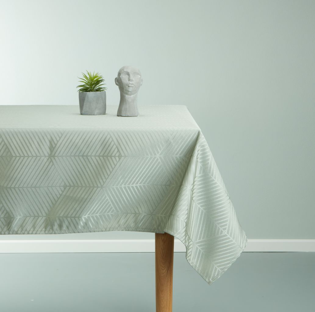 Tablecloth BLOMME 140x240 mint JYSK