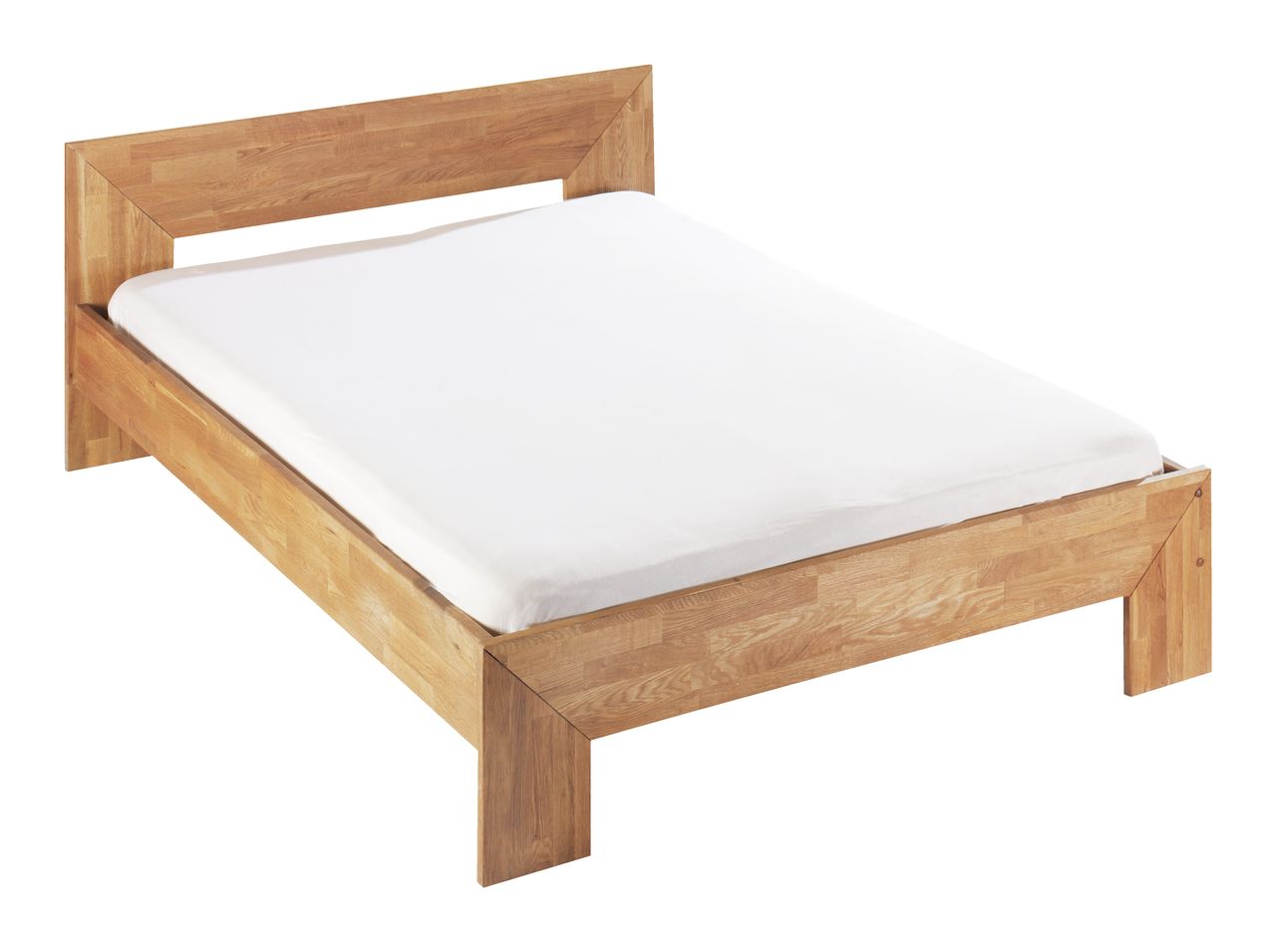 Bettgestell CUBIS 140x200 Eiche JYSK