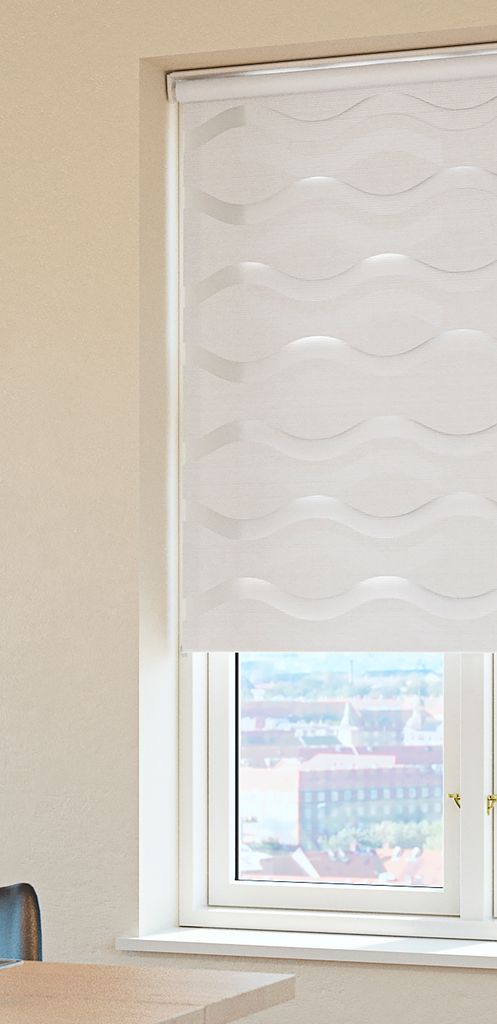 Doppelrollo Eika 90X160Cm Weiß | Jysk