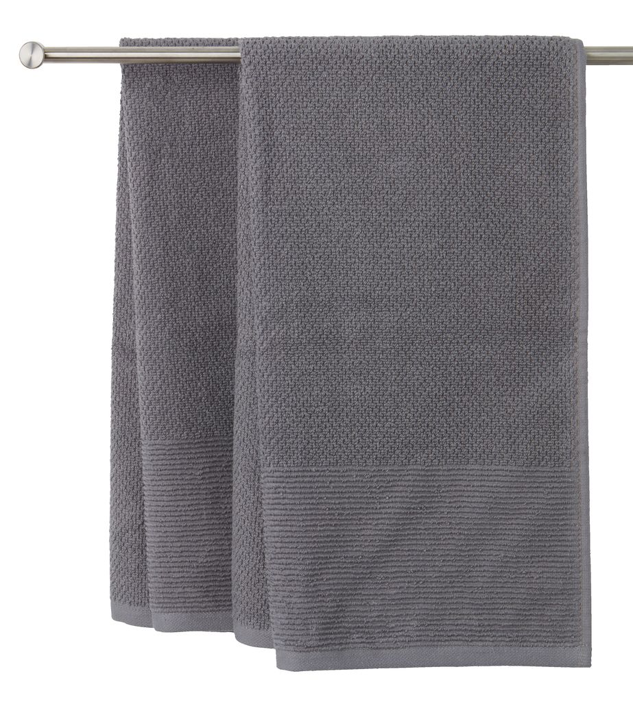 Bath towel GISTAD 65x130 grey JYSK