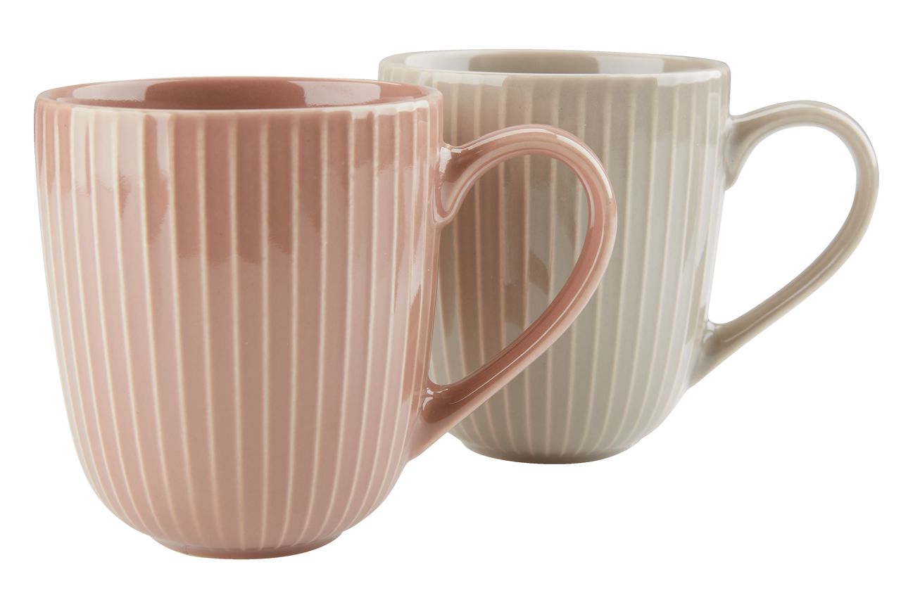 Mug NIELS stoneware 33cl D9xH10cm asstd. JYSK