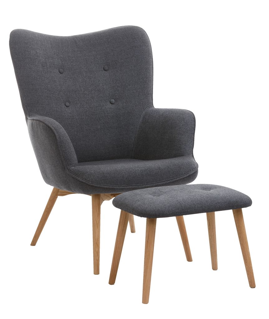 Jysk Armchair With Pouf 3D Model TurboSquid 1865183