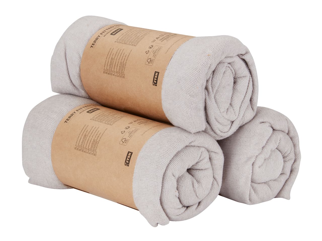 Draphousse éponge 140/150x200x30cm gris JYSK