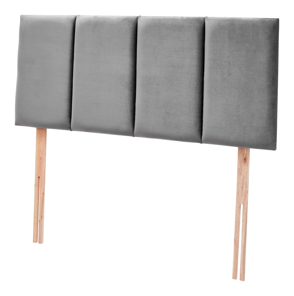 Headboard H50 STITCHED DBL Grey43 JYSK