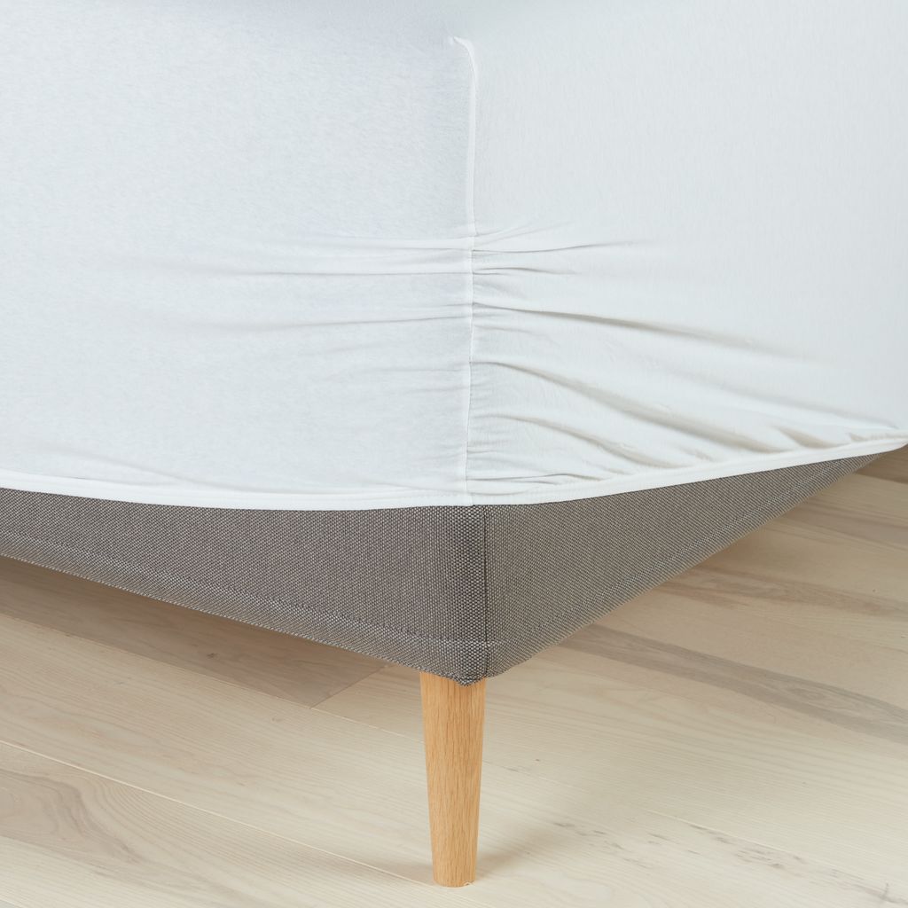 Jersey Fitted sheet JETTE Small Double white JYSK