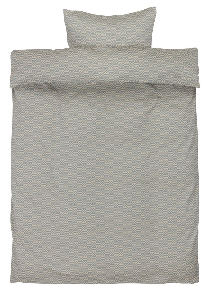 Sateen Duvet cover set TESSA Single aqua JYSK