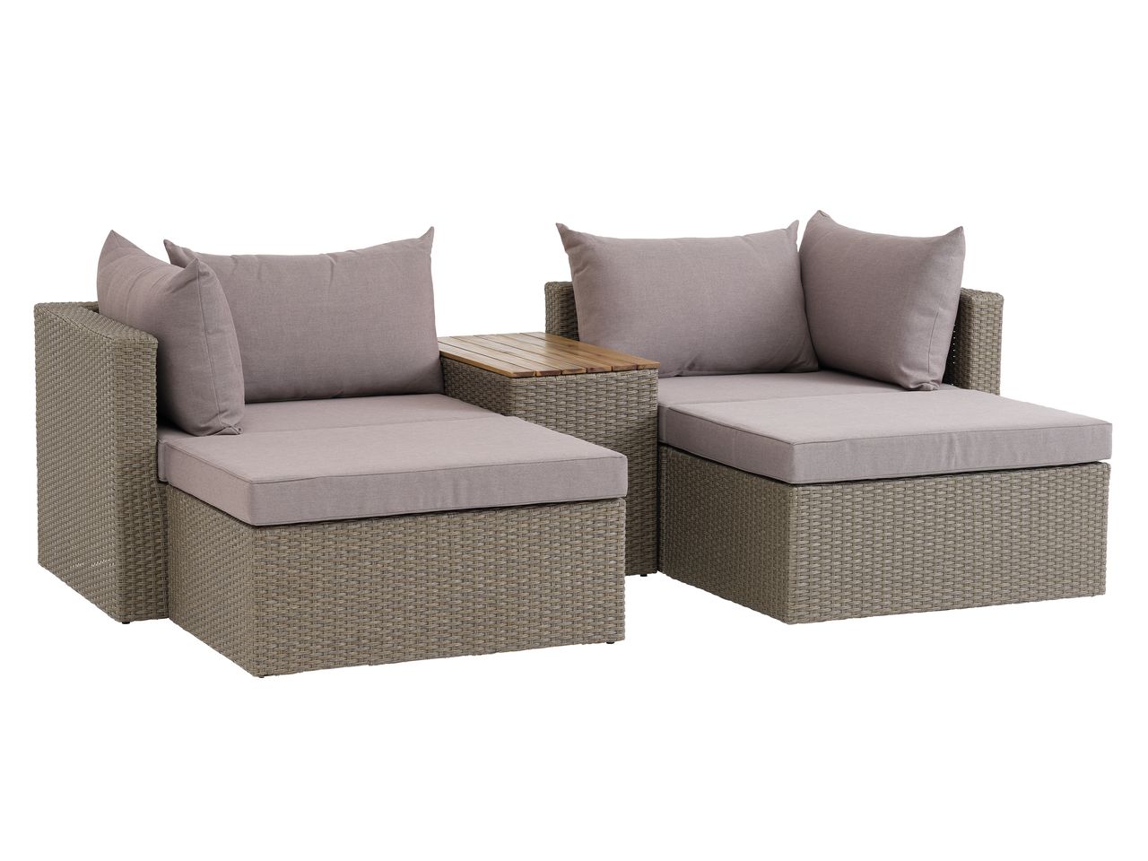 Set lounge modulare ABED 4 posti naturale JYSK