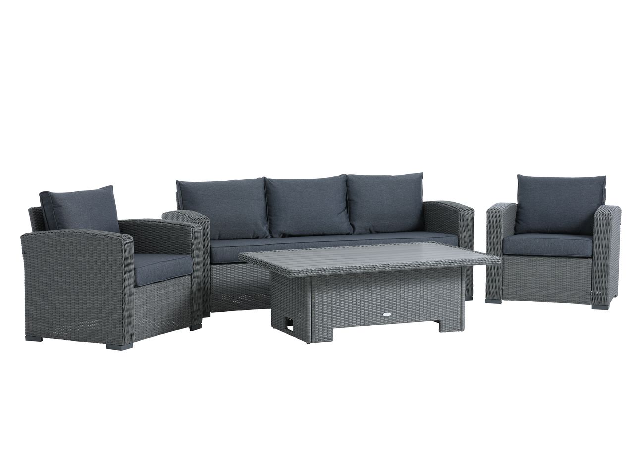 LoungeSet STAVERN 5 Personen grau JYSK