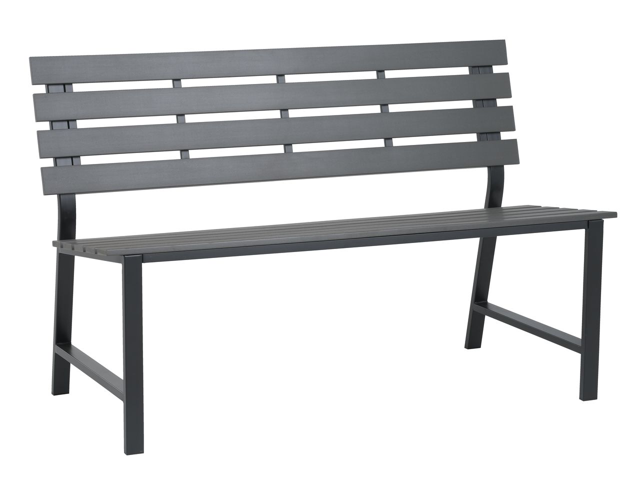 Garden bench KLINT W125xD58 grey JYSK
