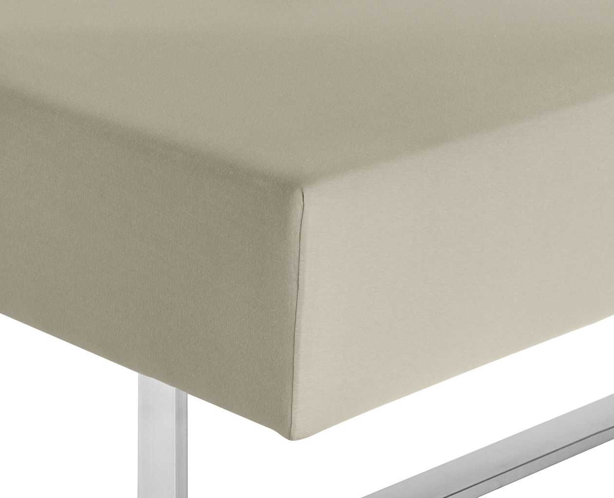 JerseySpannbettlaken 90x200 hellgrau JYSK