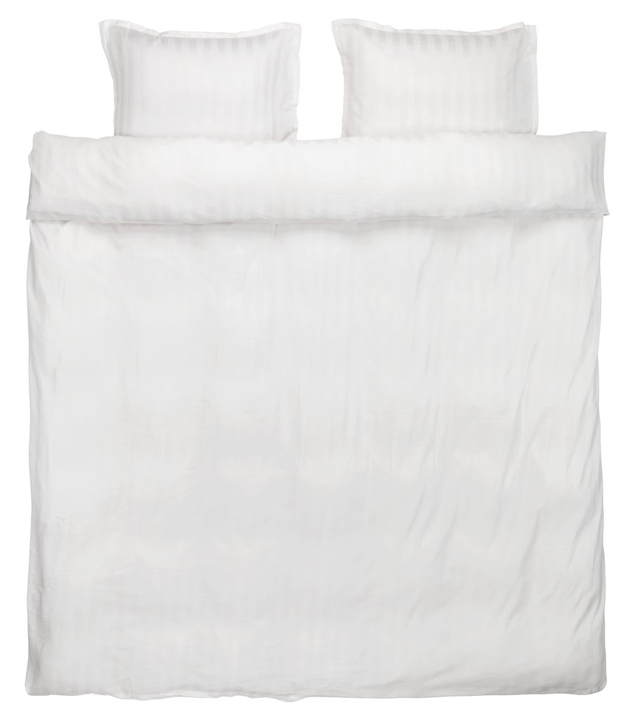 Duvet cover set NELL sateen KNG white JYSK