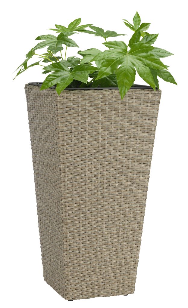 Garden planter BLOMMOR W36xL36xH70 nat. JYSK