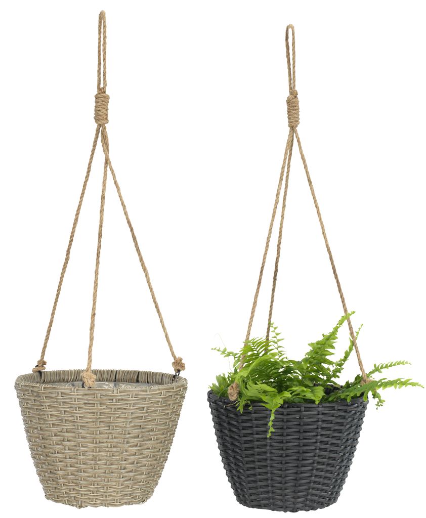 Hanging plant pot STORSKARV D27xH19 assorted JYSK