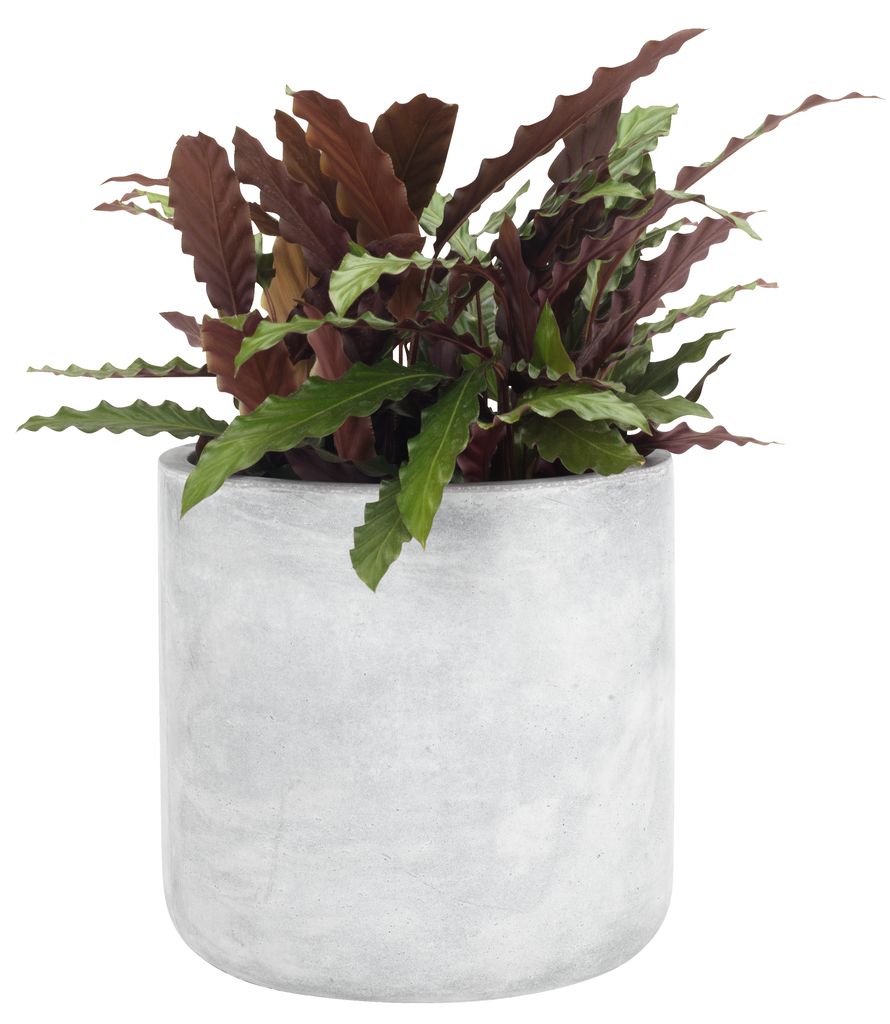 Garden planter FLUGA D33xH32 grey JYSK