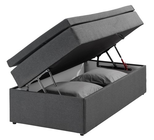 jysk säng med förvaring 120 Kontinental 120X200 Gold C50 M/Förvaring Grå-41 | Jysk