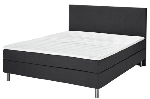 jysk kontinentalsäng Kontinental 120X200 Plus C60 Pu Svart-08 | Jysk