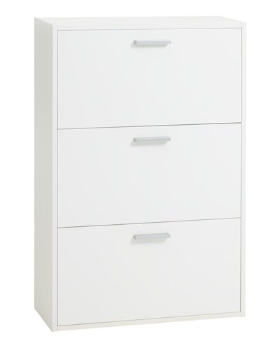 Jysk Ormar Za Cipele Shoe Cabinet Bagenkop 3 Comp. White | Jysk