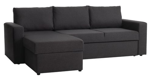 Slaapbank Chaise Longue Marslev Donkergrijs | Jysk