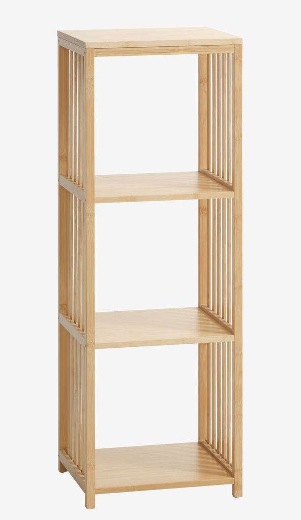 Shelving unit BALLUM 3 shelves bamboo JYSK