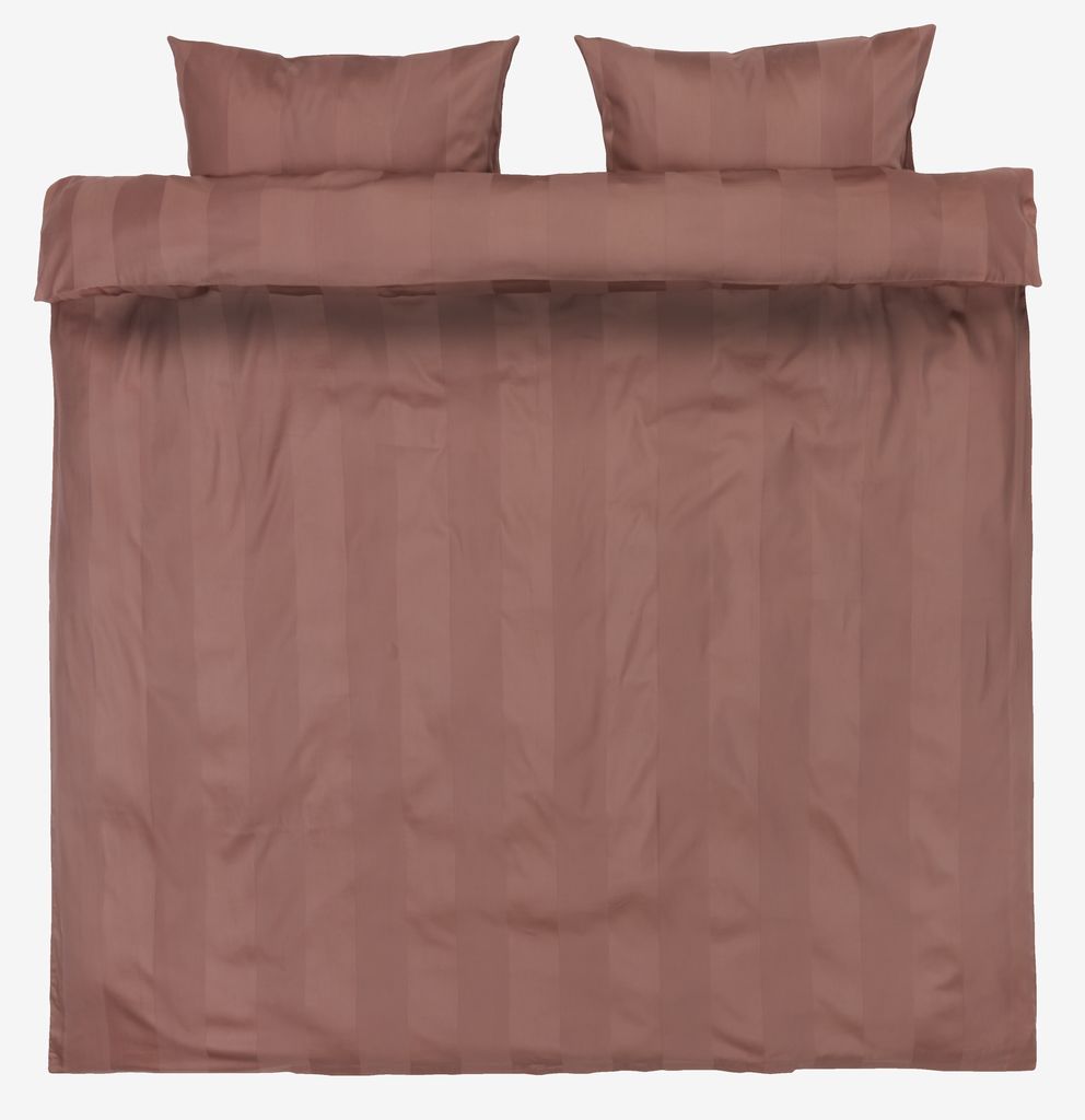 Duvet cover set BARBO Sateen Double taupe JYSK
