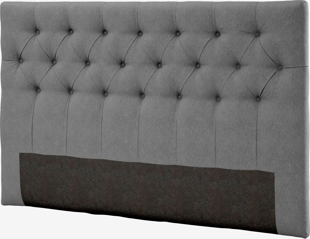 Sängynpääty 160x123cm H100 CHESTERFIELD harmaa23 JYSK