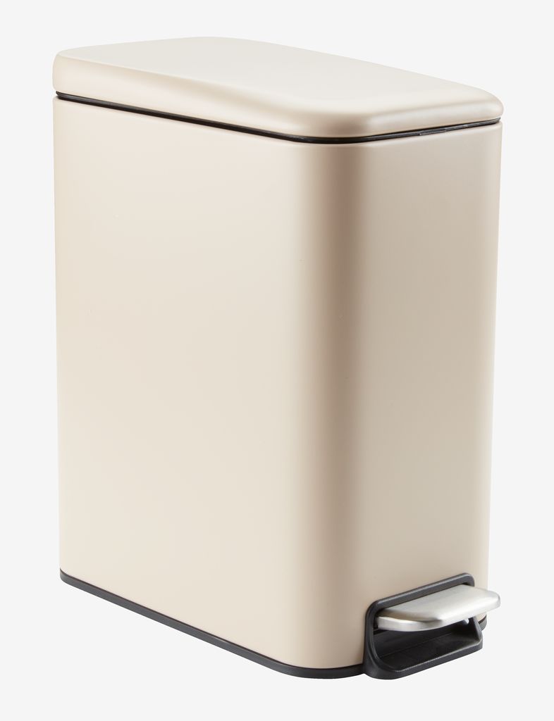 Pedal bin ULLATTI 5L with soft close beige JYSK