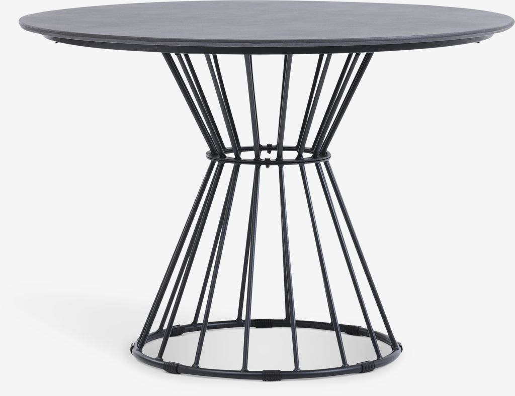 Garden table FAGERNES D110 grey JYSK