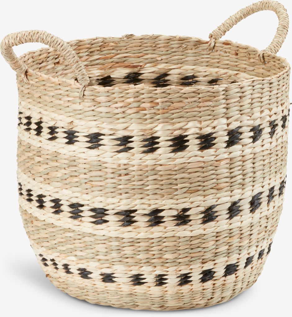 Basket VIGIL D32xH27cm seagrass JYSK