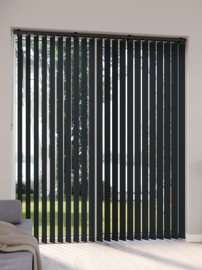 Vertical blind ROGEN 150x250cm black JYSK